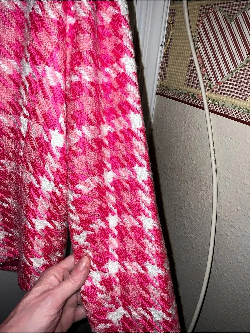 Generation Love Kristen Tweed Jacket Pink & White Small - Picture 13 of 13